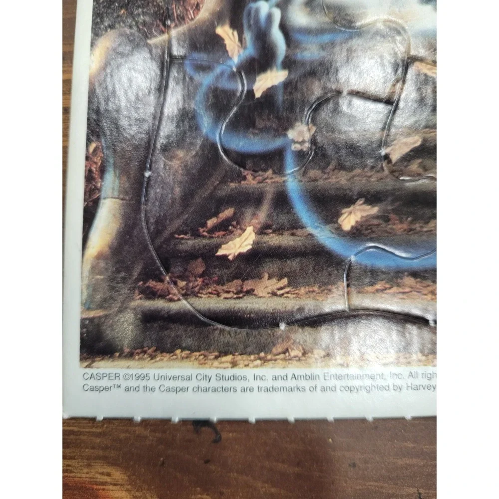 RARE VINTAGE 1995 CASPER THE FRIENDLY GHOST MOVIE 12 PIECE FRAME TRAY PUZZLE!
